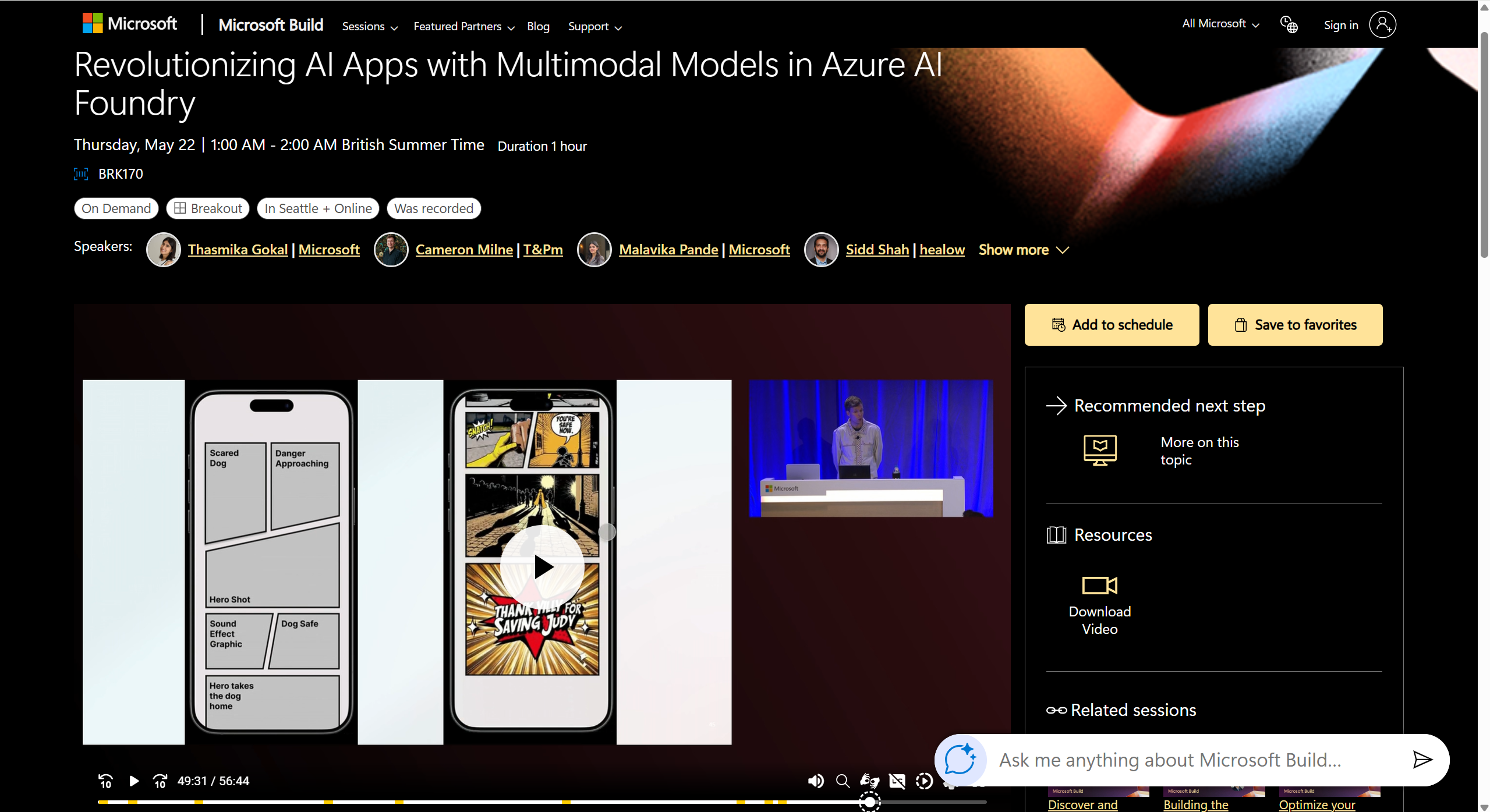 WPP work presented in the Microsoft Build showcase environment